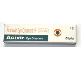Acivir eye oint  5 grams  