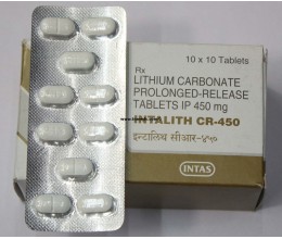 Intalith cr 450mg tablet