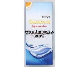 Sunova sunscreen lotion spf26  50gm