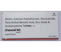 Pabatab-bz tablets 10s pack