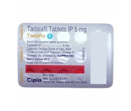 Tadaflo  5 mg  tablets    15s pack -pack