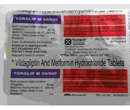 Torglip m 50/500mg tablets 10s pack