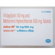 Jalra m 50/500   tablets  15s