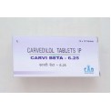 Carvi beta 6.25 tablets 10s pack