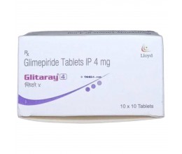 Glitaray 4mg   tablets    10s pack 